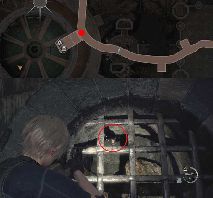BIOHAZARD RE 4 无限火箭炮 城主人偶位置