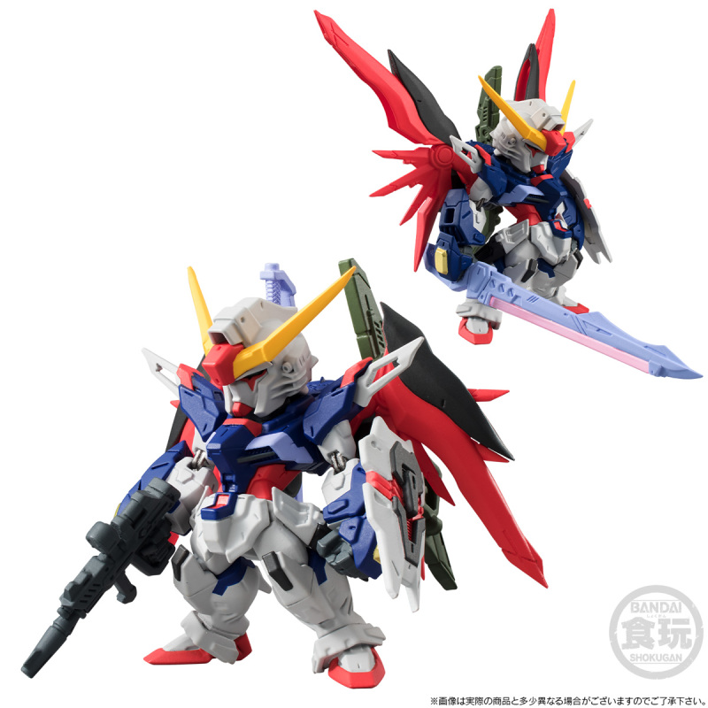 人气钢弹食玩『FW GUNDAM CONVERGE 机动战士钢弹 SEED DESTINY 3体套组』豪华同捆再登场！