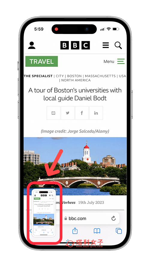 iPhone 长截图 JPG 图片文件：点进截图预览