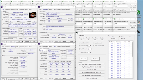 AMD Ryzen 7000 DDR5内存终于完美！ 便宜主板也能上8000MHz高频