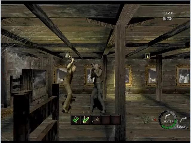 《恶灵古堡4》粉丝自制开发复古版remake，操作PS怀旧风里昂玩2D横向射击游戏