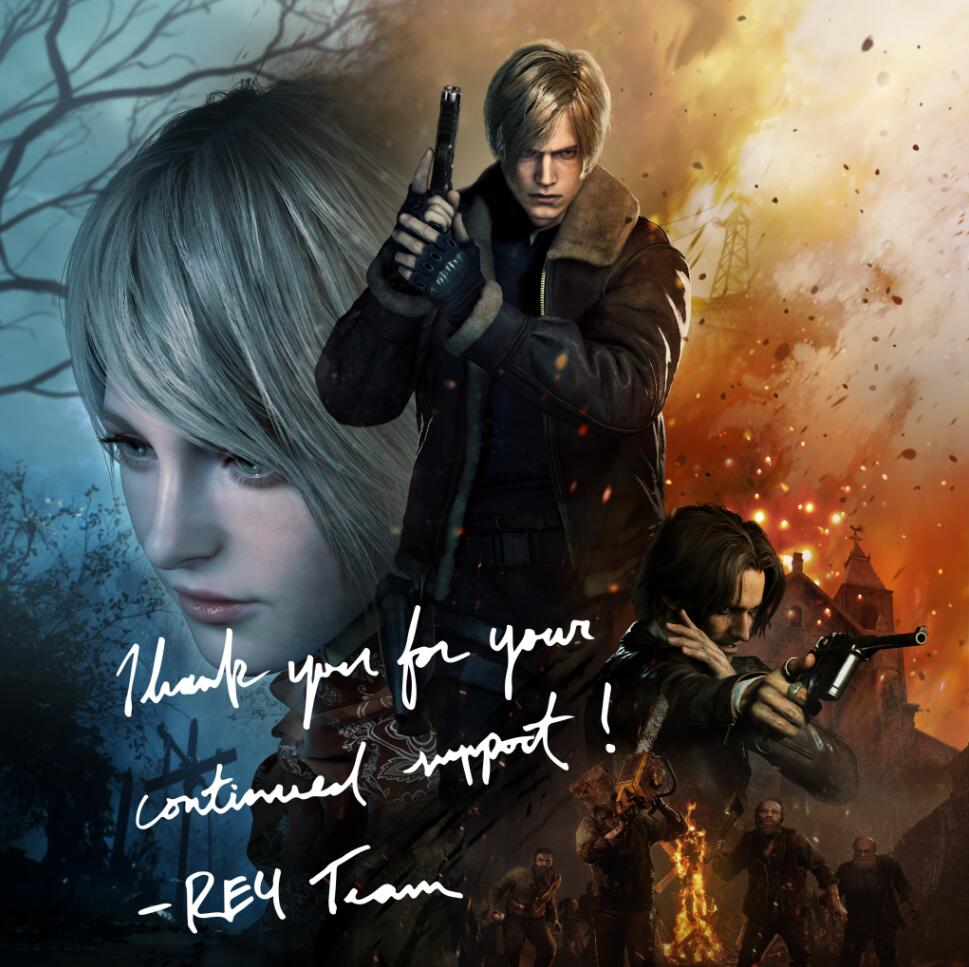 CAPCOM 旗下《生化危机4 重制版》全球累计销量现已突破 500 万份！