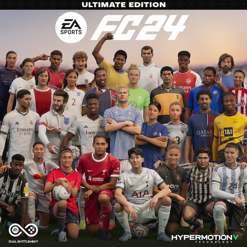 《EA Sports FC 24》封面海报的人物建模被吐槽：看着像模拟市民踢足球
