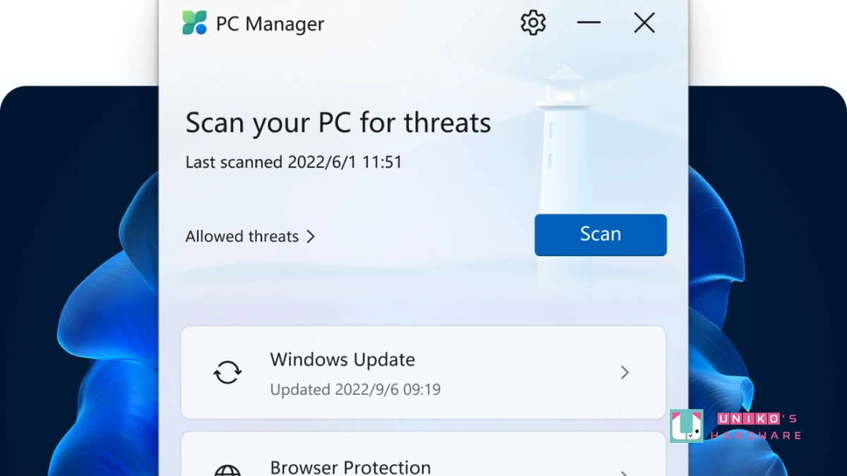 微软出品的免费电脑管家 - Microsoft PC Manager