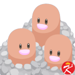 Pokemon sleep 宝可梦睡姿图鉴：三地鼠