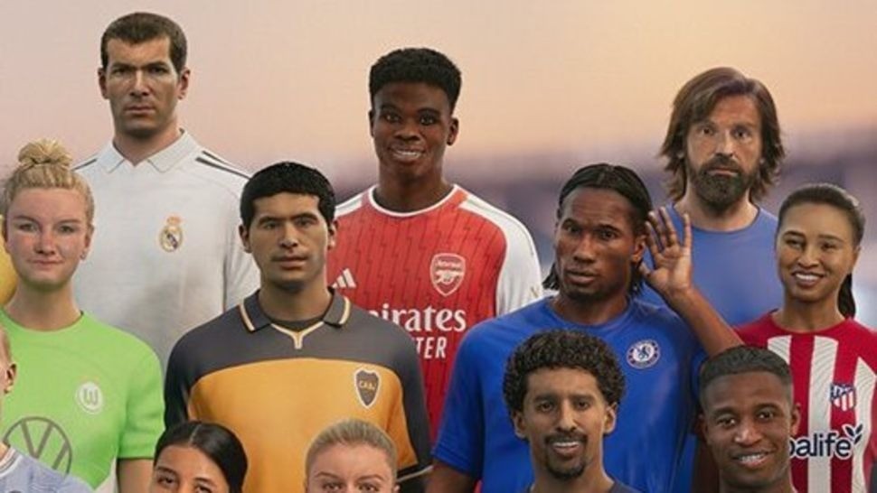 《EA Sports FC 24》封面海报的人物建模被吐槽：看着像模拟市民踢足球