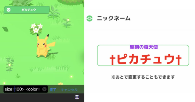 网友发现《Pokémon Sleep》名字输入栏可以加入格式