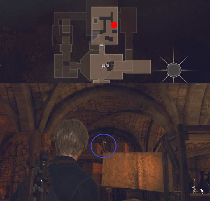 BIOHAZARD RE 4 无限火箭炮 城主人偶位置