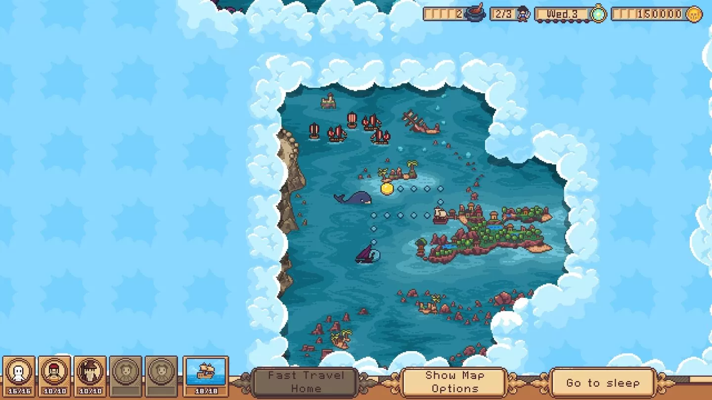 《Seablip》挪威个人开发者海贼战略 RPG 10 月新品节确定推出限期 demo 试玩