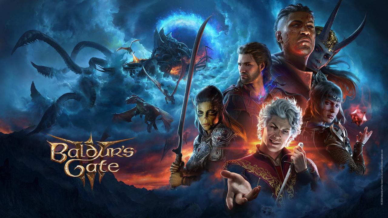 《柏德之门3》霸占Steam总玩家时间近三分之一