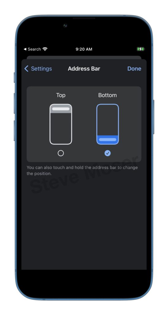 Safari 改界面后 2 年 Chrome for iOS 也将地址栏移到屏幕底部