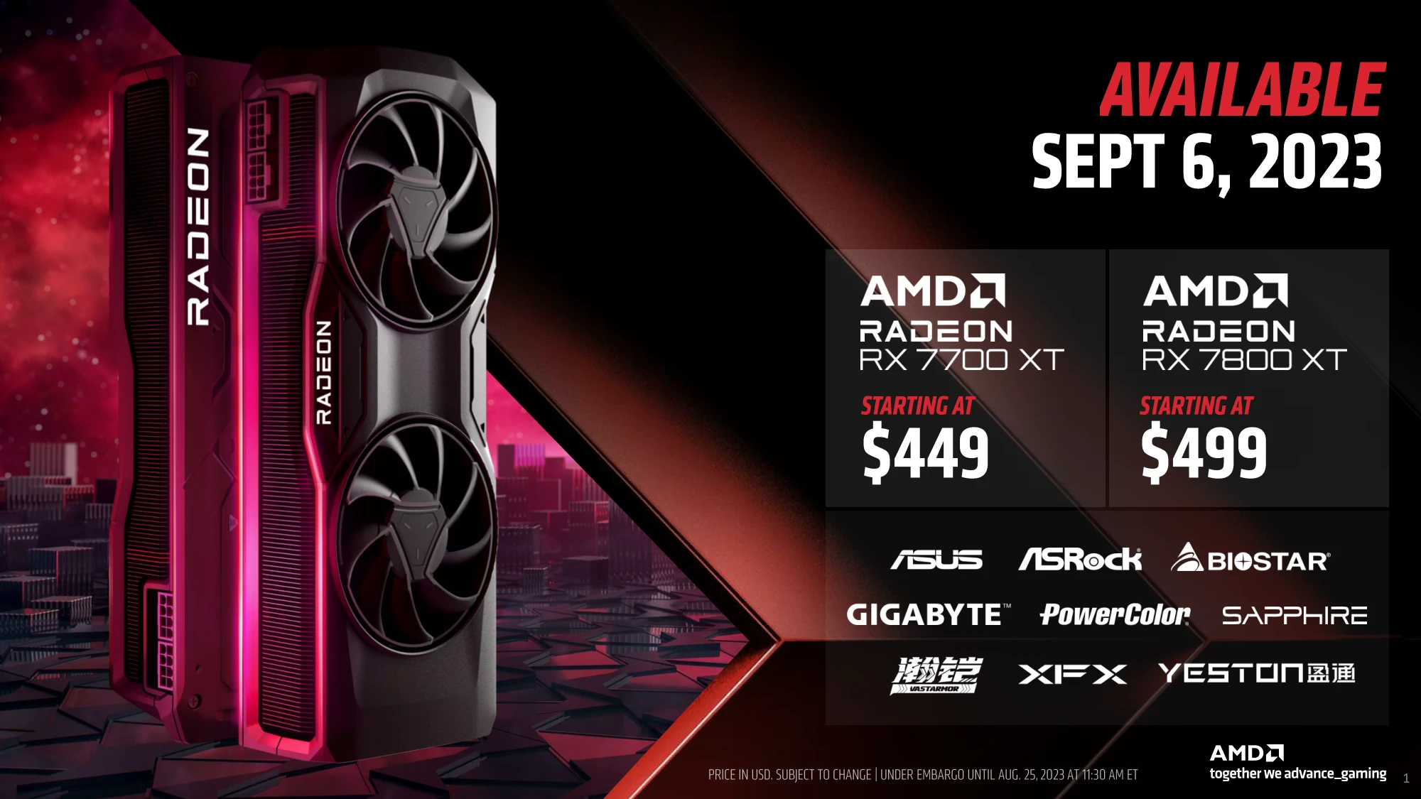 Navi 32 显示卡登场！ AMD Radeon RX 7800 XT、RX 7700 XT 规格解禁