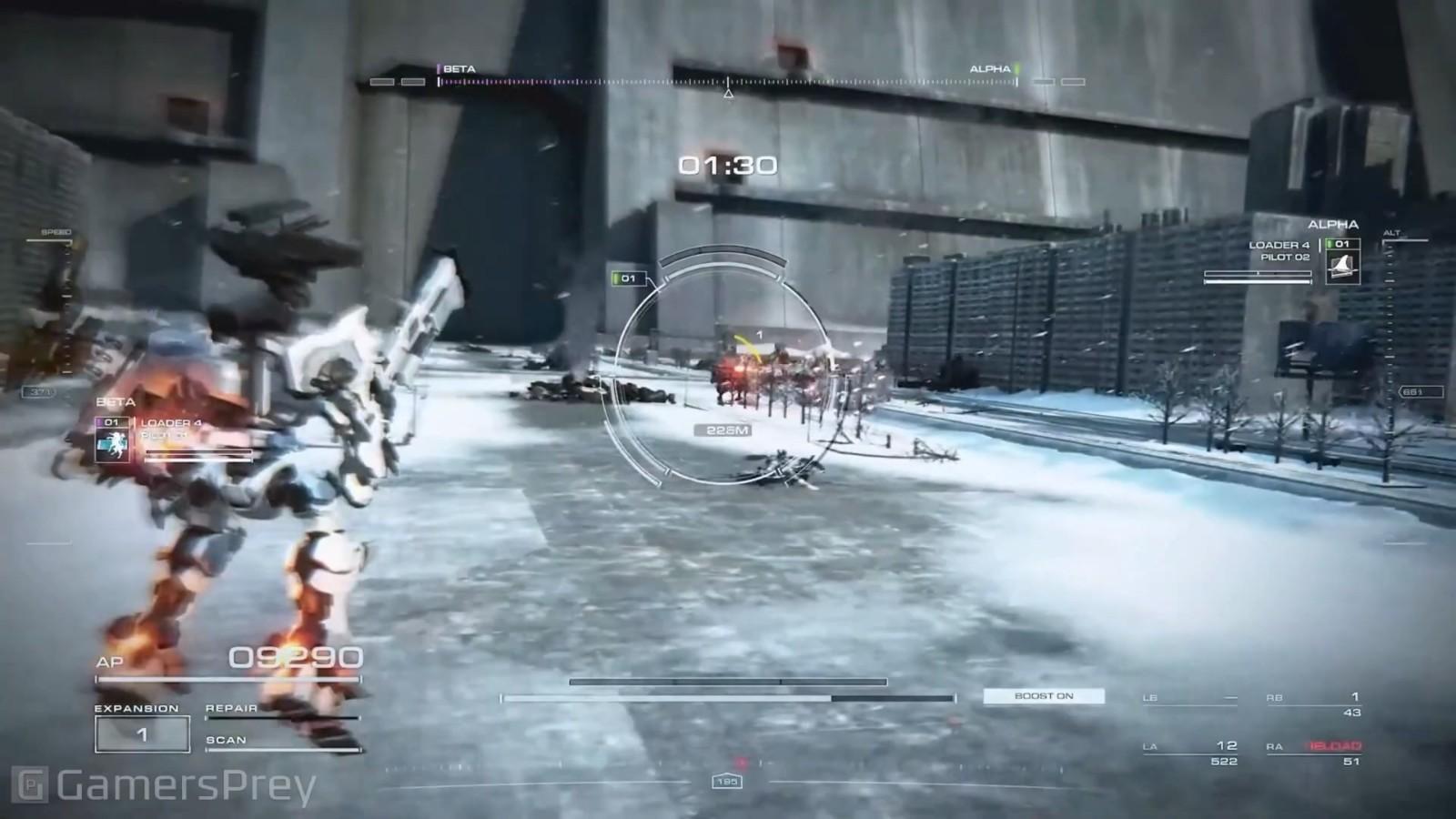 《装甲核心6 境界天火》新多人战斗影片发布PVP模式公开