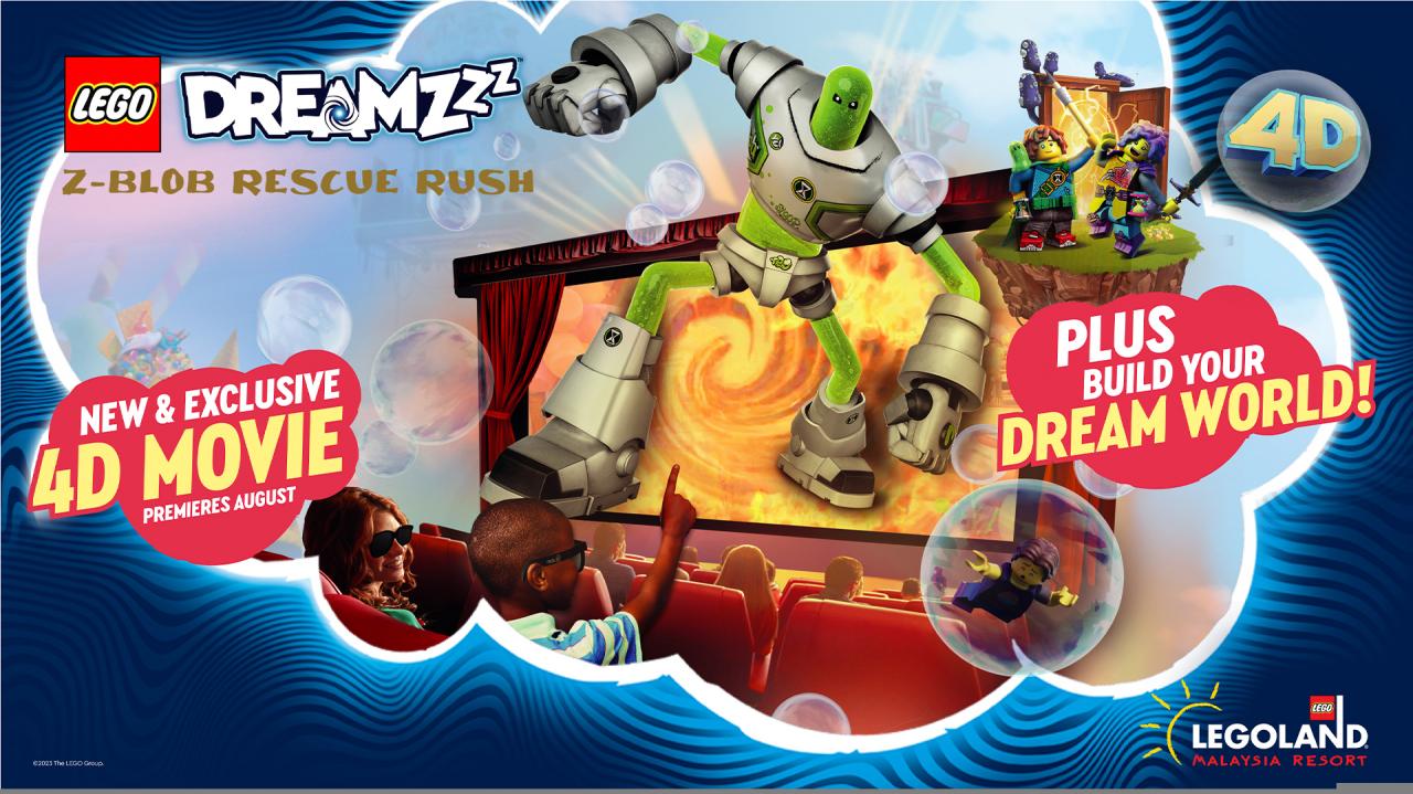 《LEGO DREAMZzz》在LEGOLAND Malaysia Resort举办特别活动！限定4D电影开播！