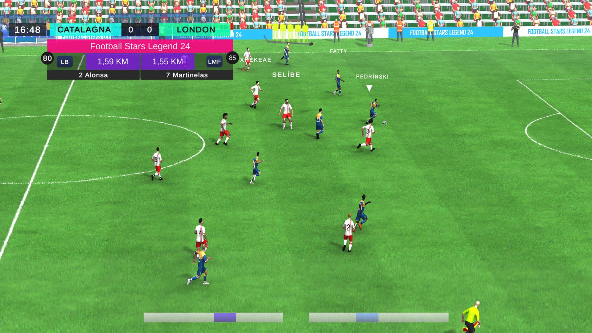 足球模拟游戏《Football Stars Legend 24》Steam上线
