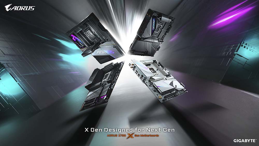 GIGABYTE 推出专为Intel新一代处理器设计的AORUS Z790 X世代主板