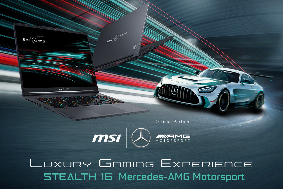 MSI与Mercedes-AMG携手打造限量版联名笔记本《Stealth 16 Mercedes-AMG Motorsport》，即日起开放预购 - 电脑王阿达