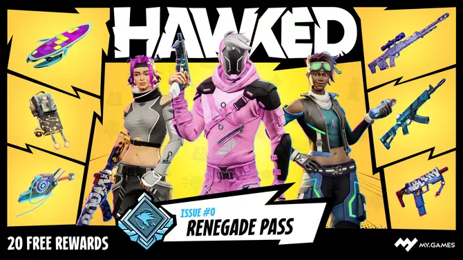 《Hawked》第二次OBT限时公测8月底举办，追加PS版本支持跨平台游戏