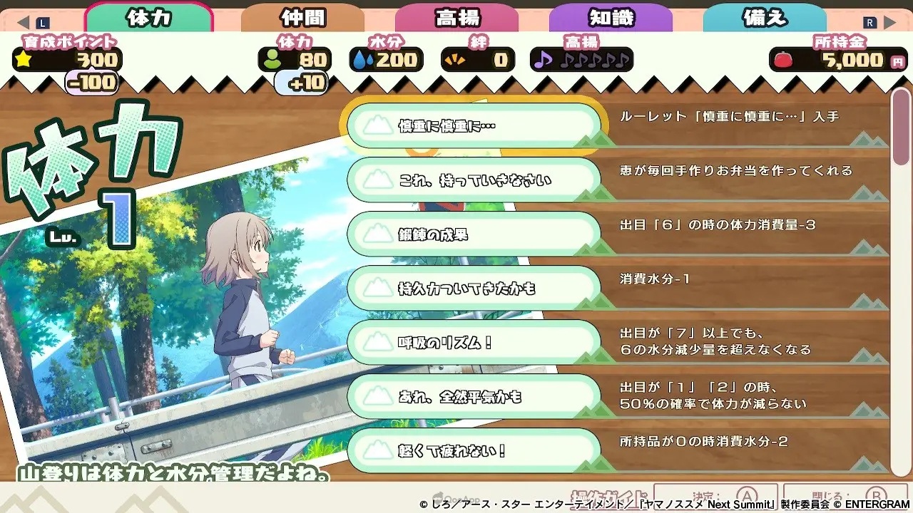 日本ENTERGRAM宣布，《前进吧！ 登山少女》的动画改编游戏《前进吧！ 登山少女 Next Summit ~再次前往那座山~》（ヤマノススメ Next Summit ~あの山に、もう一度~）2023 年 12 月 7 日将于 PS4/Nintendo Switch 平台发售，同时公开了官方网站。