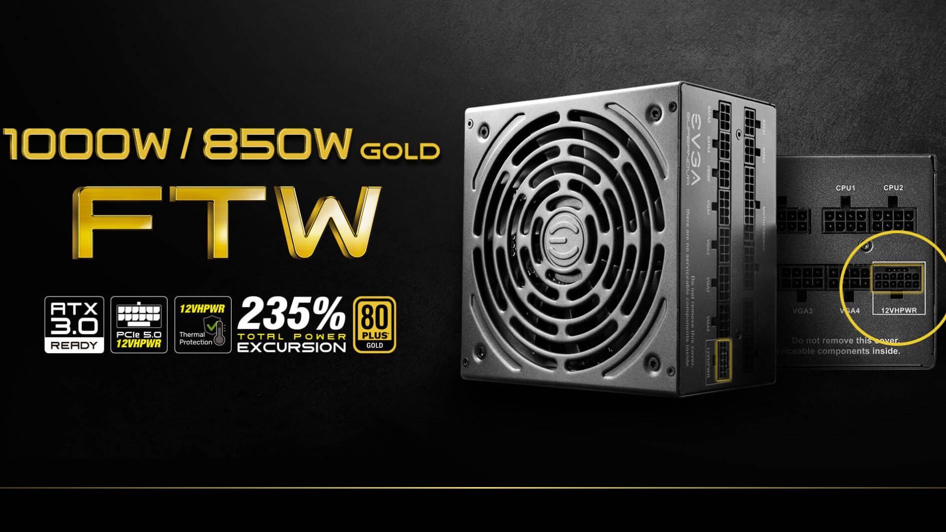 EVGA 推出 SUPERNOVA FTW ATX 3.0 电源供应器