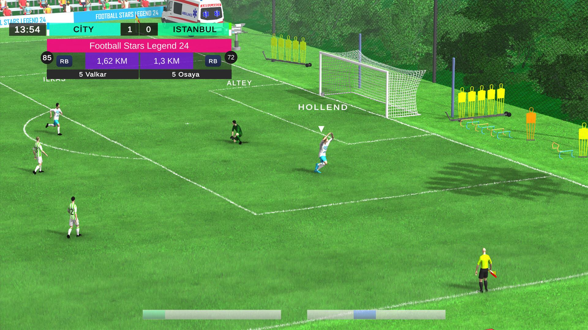 足球模拟游戏《Football Stars Legend 24》Steam上线