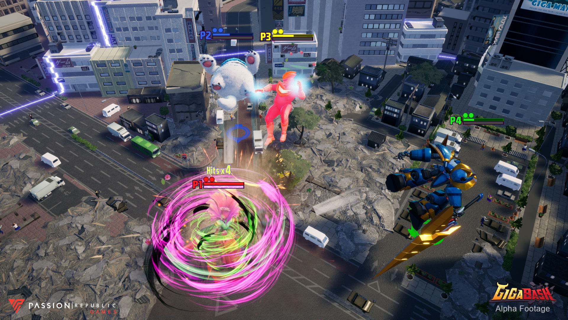 马来西亚团队作品《GigaBash》即日起正式登陆 Xbox & Nintendo 平台发售！