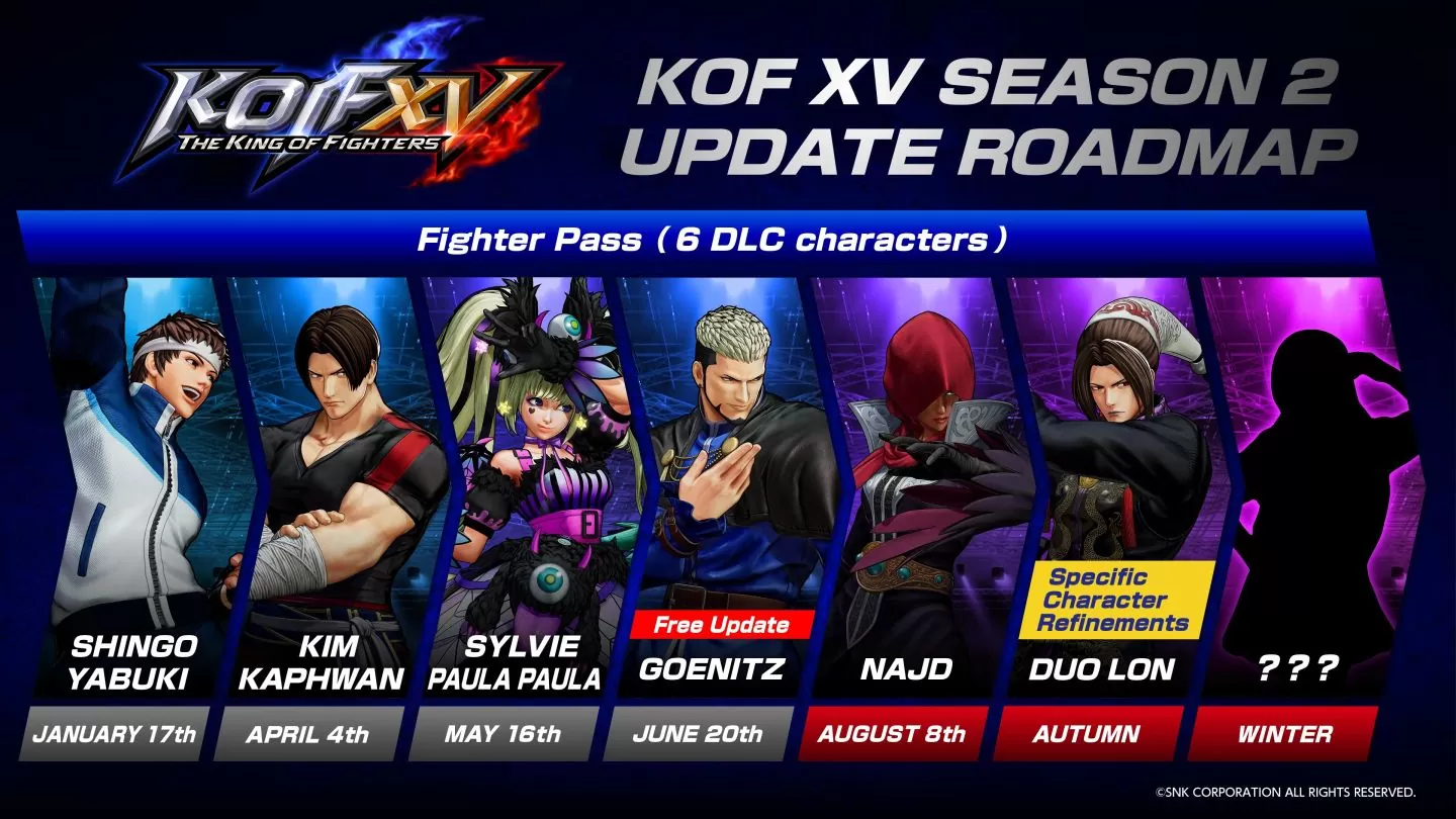 对战格斗游戏《THE KING OF FIGHTERS XV》DLC 角色「娜基德」将于8月8日上线！
