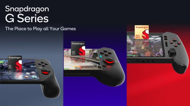 Qualcomm将Snapdragon G系列手持游戏设备产品组合现在扩大为G1、G2和G3等3个层级。