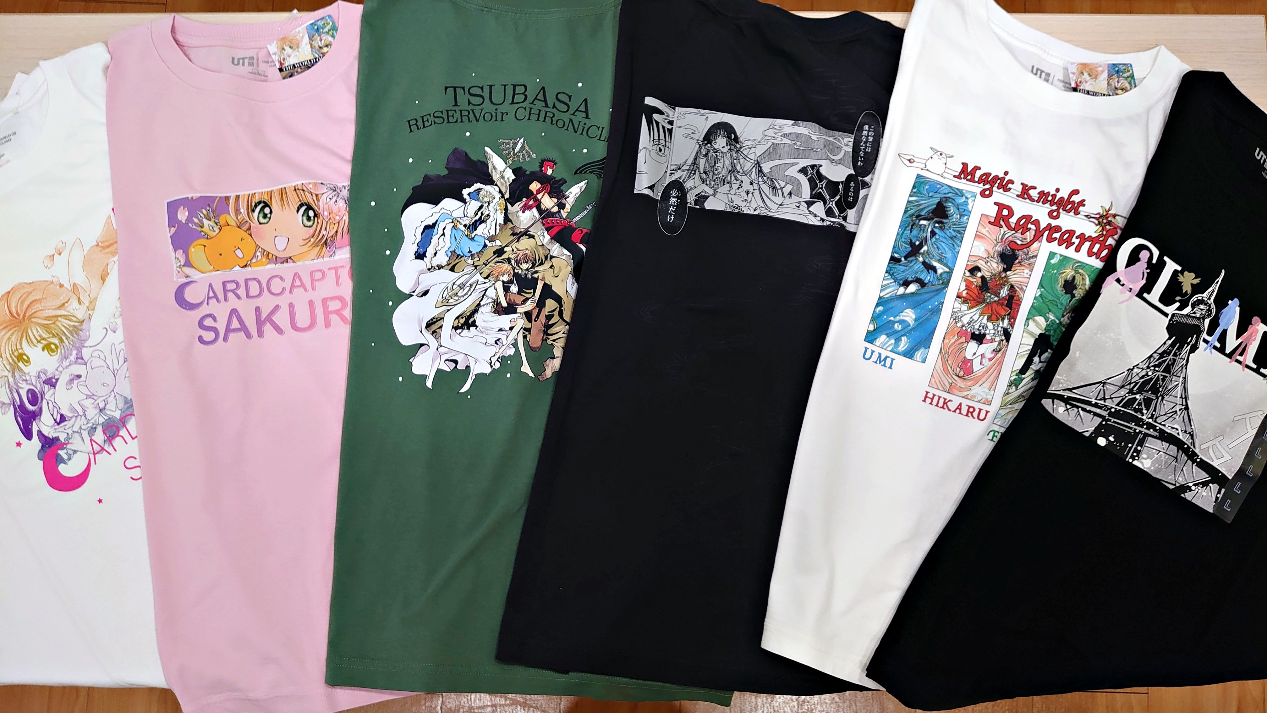 CLAMP 与 UNIQLO 合作联名系列单品开箱&试穿分享！ 精选4部作品原画于 UT 登场！