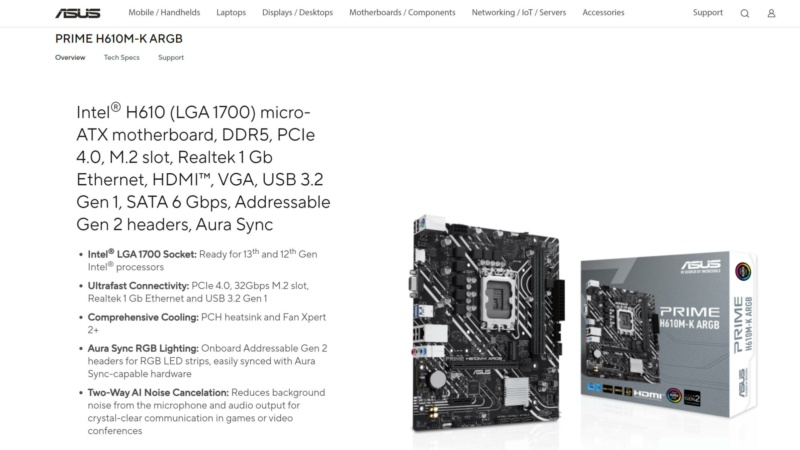 ASUS H610M-K ARGB 主板新的ARGB 3-PIN从何而来？