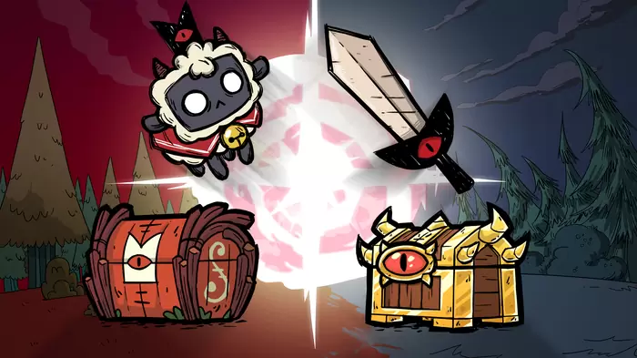 《Cult of the Lamb 进击羔羊传说》×《Don't Starve Together 饥荒联机版》跨界活动登场