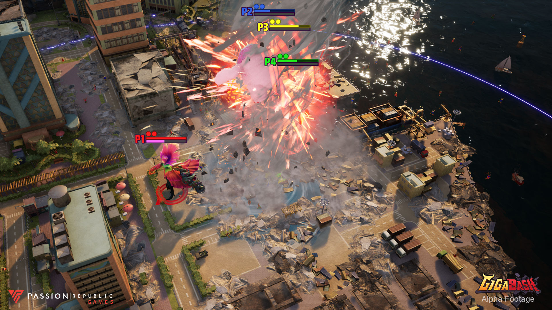 马来西亚团队作品《GigaBash》即日起正式登陆 Xbox & Nintendo 平台发售！