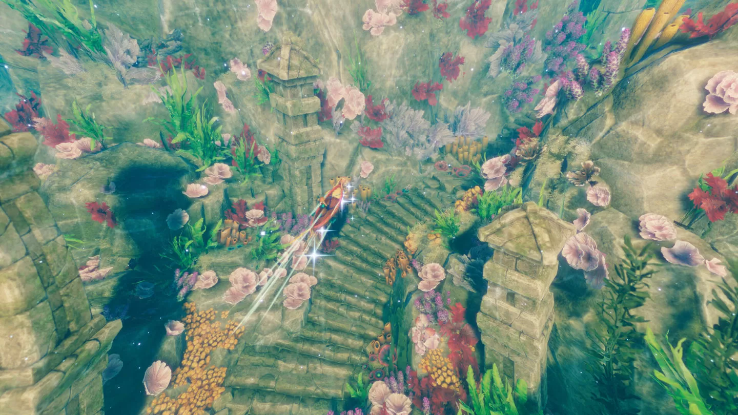 动作冒险新作《Dead Flamingo》发表，化身英勇渔夫在不断循环的海洋世界里冒险