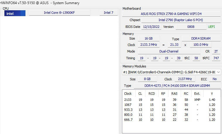 技嘉的内存时序读取软件 HWINFO MEMORY TIMINGS 面世