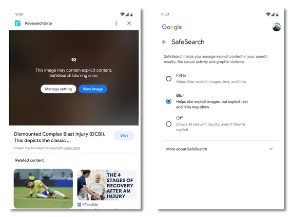 Google 允许用户要求删除包含联系人资料的搜索结果页链接