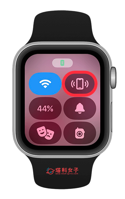 Apple Watch 9 寻找iPhone 位置：点一下呼叫手机图案