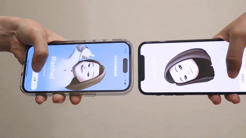 iPhone NameDrop 怎么用？ 将两部 iPhone 靠近交换联系方式 （iOS17）