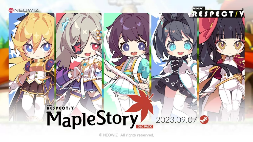 《DJMAX RESPECT V》X《枫之谷》合作推出全新DLC原创新曲〈Story of Maple〉