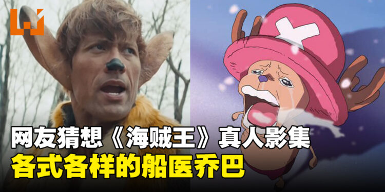 网友猜想《海贼王》真人影集乔巴！巨石强森饰演人形态乔巴的话？