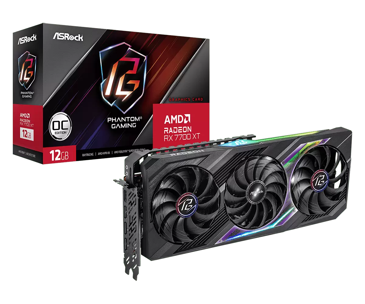 华擎科技发表AMD Radeon RX 7800 XT与Radeon RX 7700 XT系列显卡