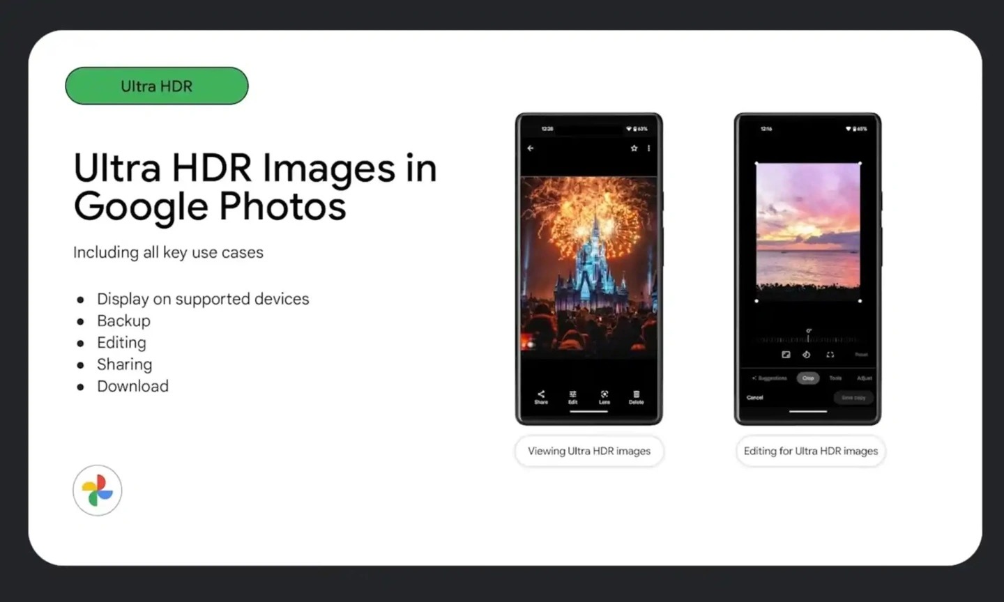 Android 14 将引入 Ultra HDR 格式，谷歌 Photos 现已获得支持
