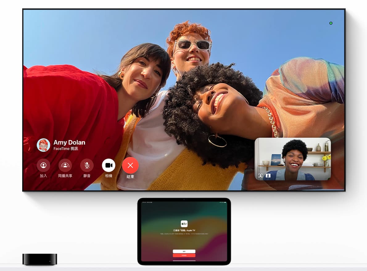 Apple TV支持 iPad FaceTime视频通话