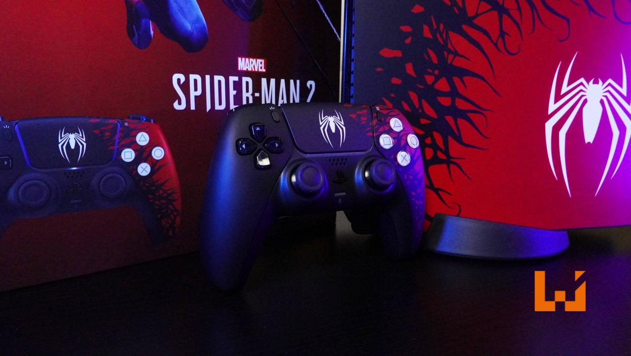 PS5主题《Marvel’s Spider-Man 2》限量版同捆組开箱！红黑配色和蜘蛛侠Logo太帅了！
