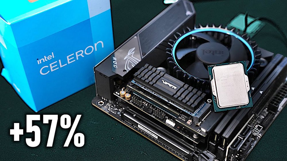 不只是i5，有大神连入门处理器Intel Celeron G6900都超到5.3GHz，效能提升57%