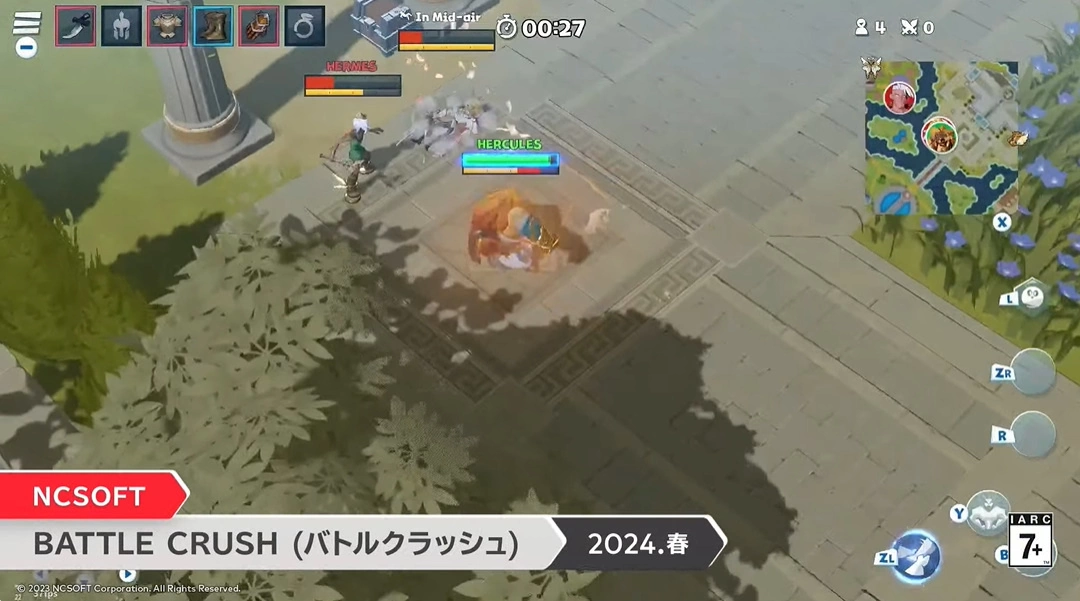 《Battle Crush 诸神大乱斗》公开最新影片，2024 年春天开启
