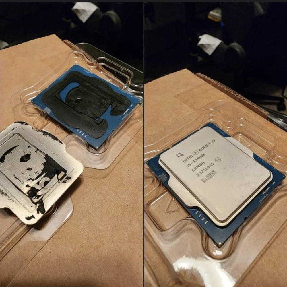 假 i9-13900K 已在市场流窜，国外网友买全新盒装版，打开后 CPU 没有硅裸晶 - 电脑王阿达