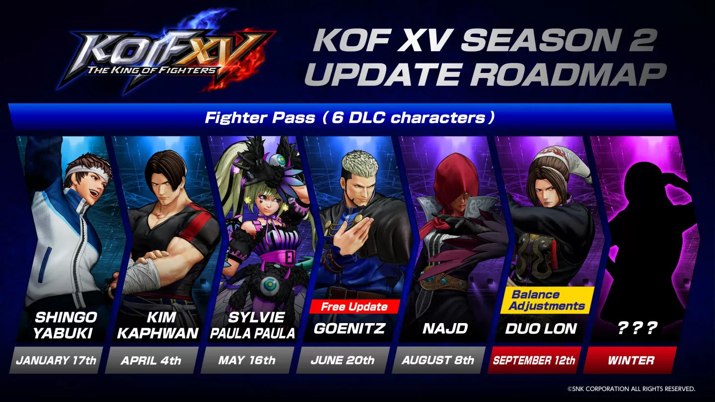 《THE KING OF FIGHTERS XV》DLC角色「堕珑」将于9月12日上线，公开角色预告短片