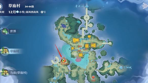 梦幻新诛仙草庙村探灵全攻略(梦幻新诛仙草庙村探灵详细位置)  第20张