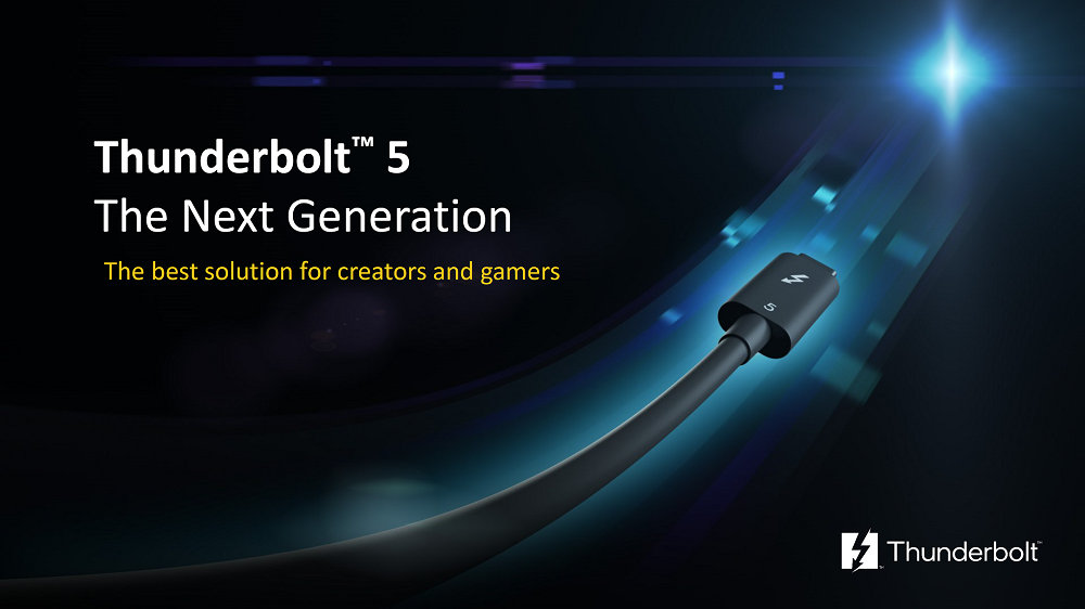 Intel Thunderbolt 5 产品 2024 年登场，外接固态硬盘传输速度超过 6GB/s