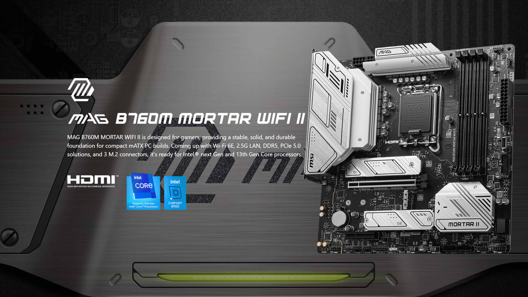 媒体评测 MAG B760M MORTAR WIFI II 意义重大！